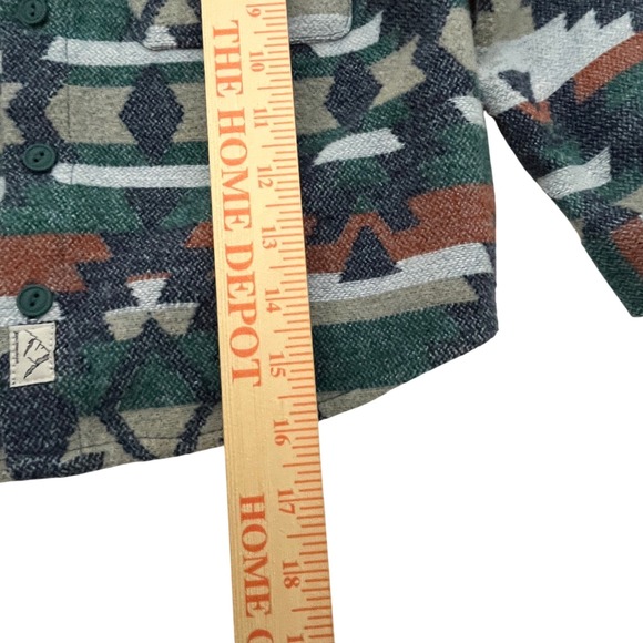 Zara Kids Limited‎ Edition Southwest Style Shacket Shirt Aztec  Heavyweight Sz 6 - Picture 6 of 8